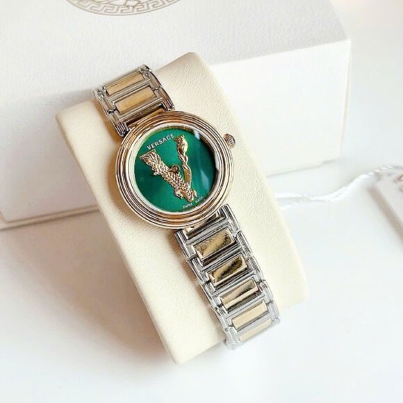 Versace Green Dial 36mm V Ladies Watch - Picture 4 of 6